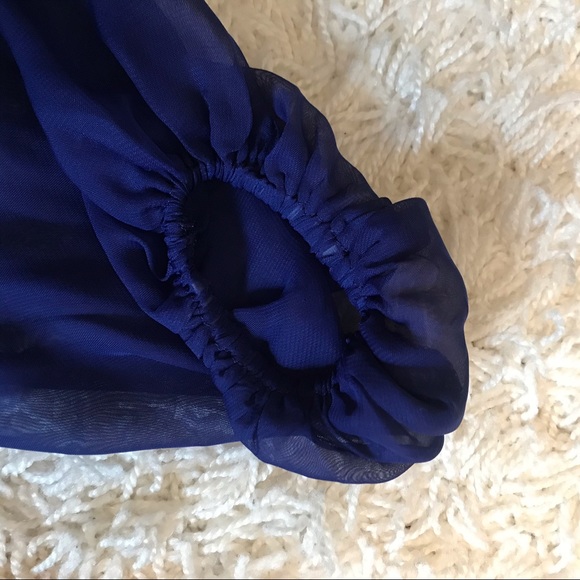 M Rampage Blue Bell Sleeve Dress - Picture 8 of 8